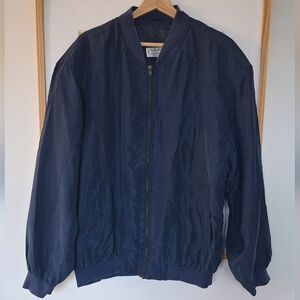 Vintage Classic Silk Bomber Jacket